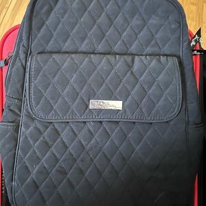 Vera Bradley Quilted Black Backpack